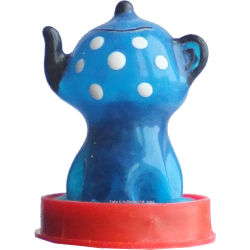 Novelty condom with figure «Tea pott» 1 piece, hand painted