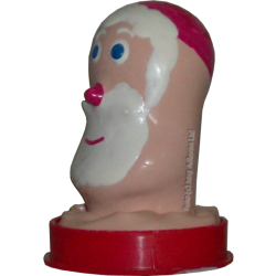 Novelty condom with figure «Santa Claus» 1 piece, hand painted