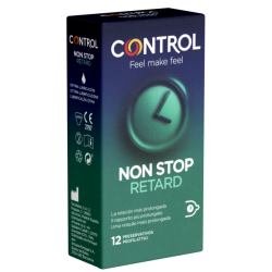 Control «Non Stop (Retard)» 12 long love condoms with benzocaine