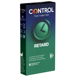 Control «Non Stop (Retard)» 6 Kondome mit Benzokain für längere Liebe
