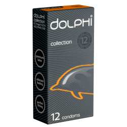 Dolphi «Collection» 12 condoms for exciting sexual experiences (3 different types)