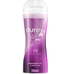 Durex «Play 2in1 Aloe Vera» 200ml caring massage gel and lubricant for full body massages