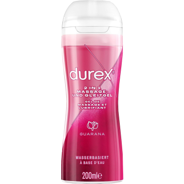 Durex «Play 2in1 Guarana» 200ml stimulating massage gel and lubricant for full body massages