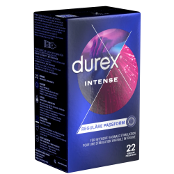 Durex «Intense» 22 stimulierende Markenkondome für einen gemeinsamen Höhepunkt