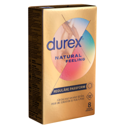 Durex «Natural Feeling» 8 latexfreie Markenkondome mit Easy-On™-Passform