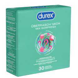 Durex «Überrasch' mich» 30 Markenkondome im Mix für überraschende Abwechslung