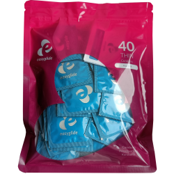 EasyGlide «Thin» 40 dünne Kondome für mehr Gefühl