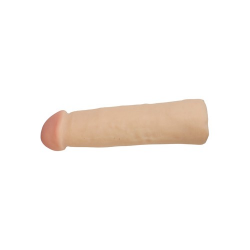You2Toys «Big White Sleeve» large realistic penis sleeve in natural skin color - more length and thickness