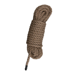 EasyToys «Hemp Rope» Natürliches, besonders reißfestes Bondage Seil aus Hanf - 5m