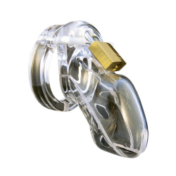 CB-X «CB-3000 Clear» 37mm, adjustable chastity cage made of hypoallergenic material