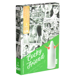 EGZO CF-10 (soft) «Cocky Friend» 1 special condom with extremely stimulating spikes