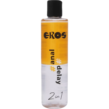EROS «Anal Delay» 2 in 1 - 250ml lubricant for extra lang lasting anal pleasure