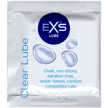EXS Lube «Clear» 10ml paraben free lubricant with aloe vera, sachet