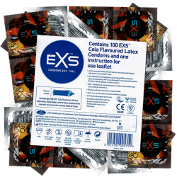EXS «Cola Flavour» 100 tasty condoms, bulk pack