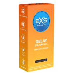 EXS «Delay Endurance» 12 aktverlängernde Kondome für Leidenschaft (fast) ohne Ende