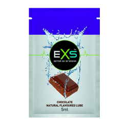 EXS Natural Flavoured Lube «Chocolate» 5ml lubricant with natural chocolate flavour, sachet