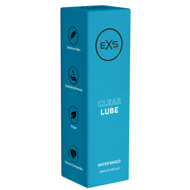 EXS «Clear Lube» 100ml parabenfreies Premium-Gleitgel im Pumpspender