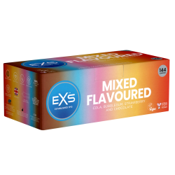 EXS «Mixed Flavoured» 144 tasty condoms in the unique mix, clinic pack