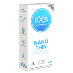 EXS «Nano Thin» 12 superdünne Kondome mit der dünnsten Wandstärke