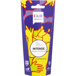 Fair Squared «Intense» Celebrate your Love, 10 vegane und stimulierende Fair-Trade-Kondome