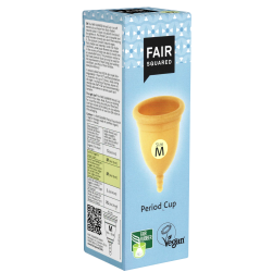 Fair Squared «Period Cup» vegane Menstruationstasse, Gr. M