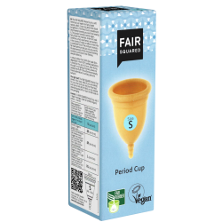 Fair Squared «Period Cup» vegane Menstruationstasse, Gr. S
