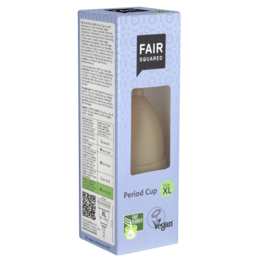 Fair Squared “Period Cup” vegan menstrual cup, size. XL