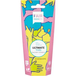Fair Squared «Ultimate Thin» Celebrate your Love, 10 vegane und besonders dünne Fair-Trade-Kondome