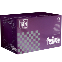 Faire «Romance» 144 plain condoms with lubrication, bulk pack