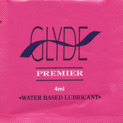 Glyde Ultra «PREMIER» Personal Lubricant, vegan lubricant without additives, 4ml sachet