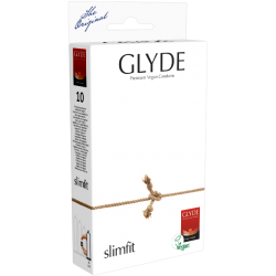 Glyde Ultra «Slimfit» 10 schmale Kondome, zertifiziert mit der Vegan-Blume