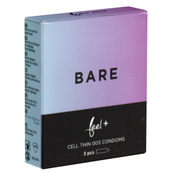 Feel «Bare» 3 unbelievable thin condoms for a feeling of nearly absolutely nudity