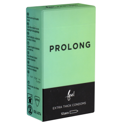Feel «Prolong» 12 Kondome für mehr Durchhaltevermögen ohne Chemikalien
