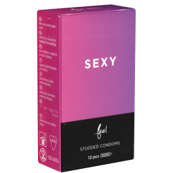Feel «Sexy» 12 samtweiche Kondome mit zarten Perlnoppen