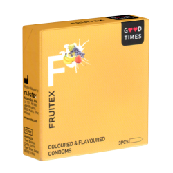 GoodTimes «Fruitex» Coloured & Flavoured - 3 multicoloured and fruity condoms