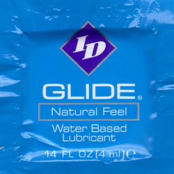 ID «Glide» Lube 4ml veganes Gleitgel im hygienischen Probe-Tütchen (Sachet)