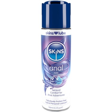 Skins «Anal» Sensual Comfort for Anal Adventures, 130ml Hybrid-Gleitgel