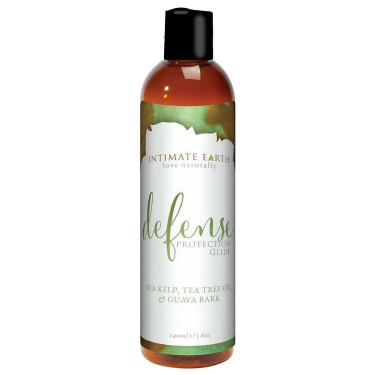 Intimate Earth «Defense» 240ml veganes und biologisches Gleitgel mit Guavenrinde und Seetang-Extrakt (antibakteriell)