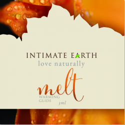 Intimate Earth «Melt» veganes und biologisches Gleitgel mit Zimtbaumrinde (wärmend), 3ml Sachet