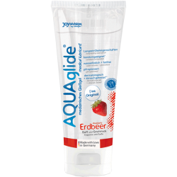 Joydivision «Original AQUAglide Erdbeere» 100ml lubricant with strawberry flavour