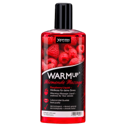 Joydivision «WARMup Himbeer» 150ml warming massage liquid with raspberry scent and taste