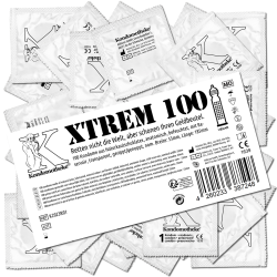 Kondomotheke «XTREM» 100 extrem stimulierende Kondome mit 3-in-1-Effekt - die preiswerten Kondome zum Super-Sparpreis!