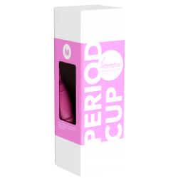 Loovara «Period Cup» (size L) pink menstrual cup - the environmentally friendly alternative to pads & tampons