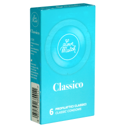 Love Match «Classico» 6 klassische Kondome in Rundfolien