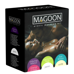 Magoon Massageöl «Best of Magoon Mix» 6x 100ml erotisches Massageöl mit verschiedenen Düften