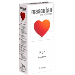 Masculan «PUR» 10 crystal clear and super thin condoms
