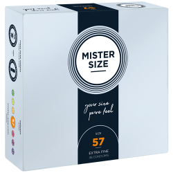Mister Size «57» generous & comfortable - 36 individually sized condoms