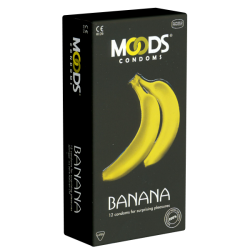 MOODS «Banana Condoms» 12 Bananen-Kondome für überraschendes Vergnügen