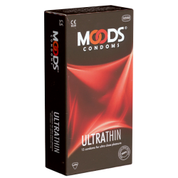 MOODS «Ultra Thin Condoms» 12 thin condoms for a real close feeling