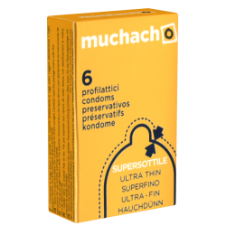 Muchacho «Supersottile» (Ultra Thin) 6 Italian condoms for sensitive pleasure
